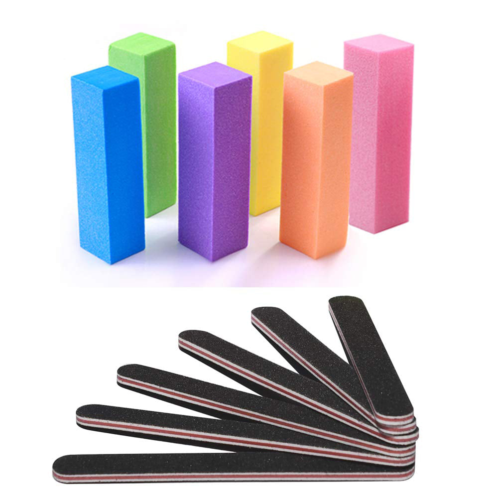 Buy Nail Files and Buffers, FANDAMEI Professional Manicure Tools Kit  Rectangular Art Care Buffer Block Tools 20Pcs/Pack Online at Low Prices in  India - Amazon.in